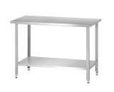 Стол СПРн 1500х800х860 Norma Zn (полка сплошная, ножка угловая)