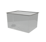 Корзина мелкосетчатая Титан-GS 535х410х285 серебристая